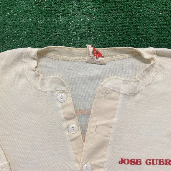 Vintage 70s 80s Jose Cuervo Tequila Long Johns Henley Tee - Picture 4 of 8